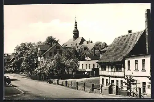 AK Vielau, Blick in die Ernst-Thälmann-Strasse