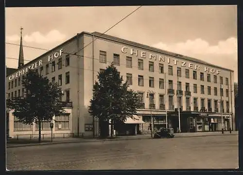 AK Karl-Marx-Stadt, Hotel Chemnitzer Hof