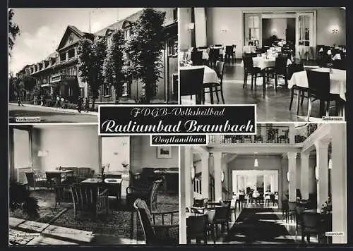 AK Brambach / Vogtl., FDGB-Volksheilabd Vogtlandhaus