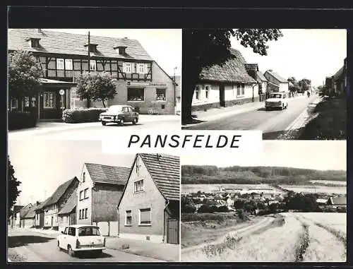 AK Pansfelde, Hauptstrasse, Lange Strasse, Einkaufszentrum