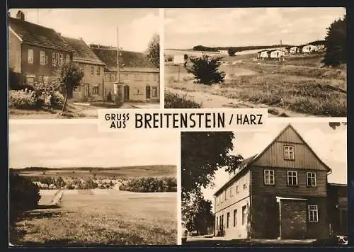 AK Breitenstein /Harz, Ferienlager VEB Kraftverkehr, FDGB-Erholungsheim, Hauptstrasse