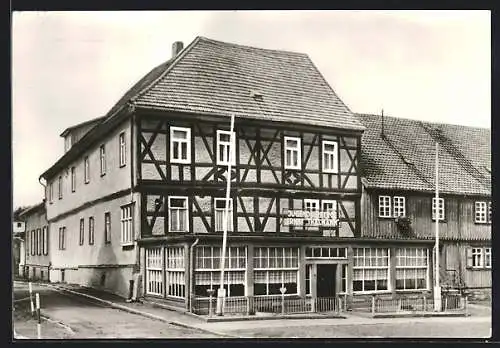 AK Güntersberge /Harz, Jugendherberge Ernst Thälmann