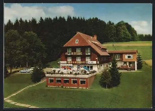 AK Hinterzarten, Hotel Sonnenhof mit Terrassencafé