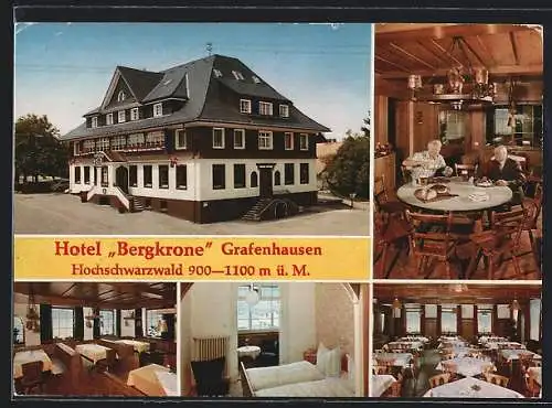 AK Grafenhausen /Hochschwarzwald, Hotel Bergkrone