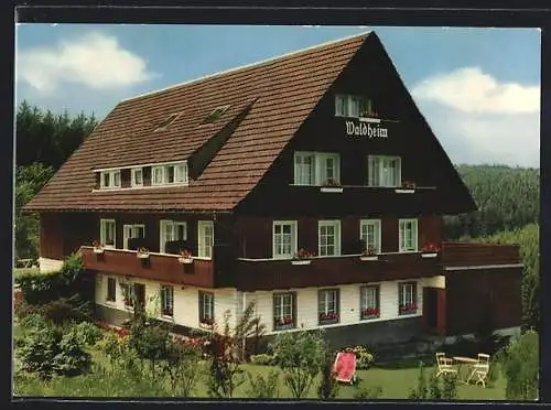 AK Holzschlag, Hotel-Pension Waldheim von Franz Hirt