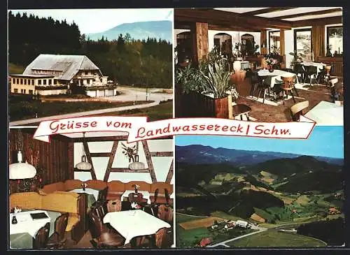 AK Elzach /Oberprechtal, Gasthaus und Pension Landwassereck