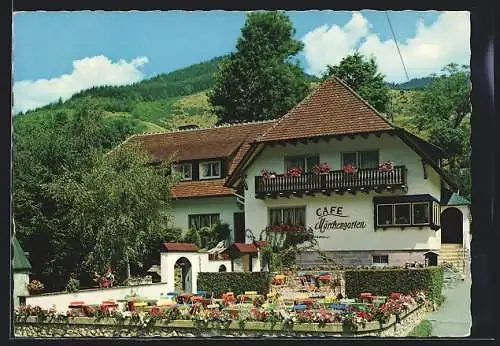 AK Altsimonswald im süd. Schwarzwald, Café-Pension Märchengarten von Franz Tritschler
