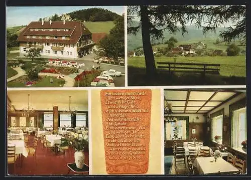 AK Horben-Langackern i. Br., Hotel-Gasthof zum Engel, Bes. B. Hagenmeier