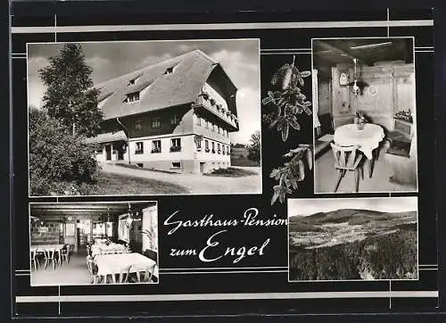 AK Alpersbach bei Hinterzarten, Gasthaus und Pension zum Engel von Albert Steiert