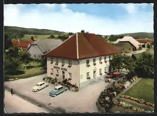 AK Häusern /Schwarzwald, Gasthof und Pension Mantel