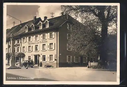 AK Schönau i. Schwarzwald, Gasthaus zum Ochsen