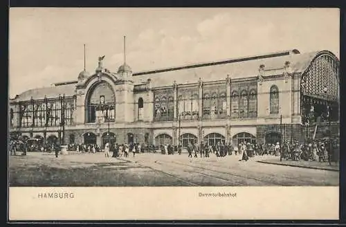 AK Hamburg-Rotherbaum, Dammtor-Bahnhof