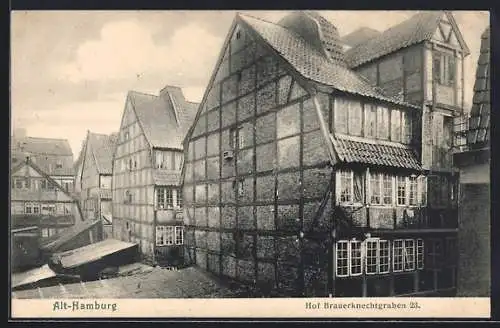 AK Alt-Hamburg, Hof Brauerknechtstrasse 23