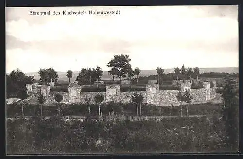 AK Hohenwestedt, Ehrenmal des Kirchspiels