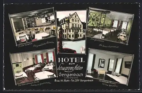 AK Gengenbach /Schwarzwald, Hotel zum schwarzen Adler W. Roth