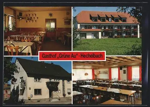 AK Hechelbach /Obernzenn, Gasthof-Pension Grüne Au Fam. Kloha