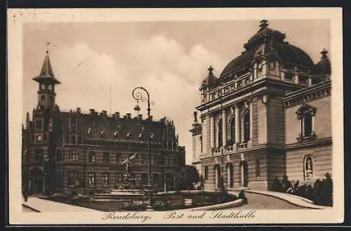 AK Rendsburg, Post und Stadthalle