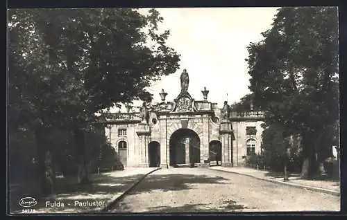 AK Fulda, Strassenpartie am Paulustor