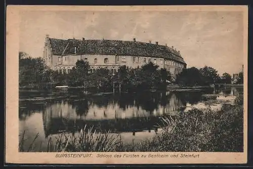 AK Burgsteinfurt, Schloss des Fürsten zu Bentheim und Steinfurt