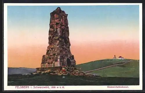 AK Feldberg /Schwarzwald, Das Bismarckdenkmal