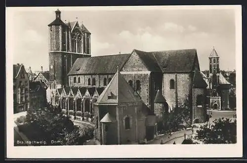 AK Braunschweig, Blick auf den Dom