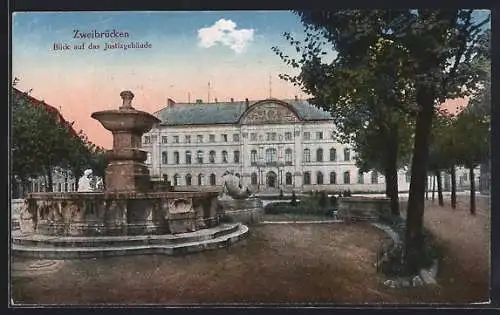 AK Zweibrücken, Blick auf das Justizgebäude