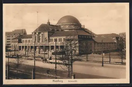 AK Hamburg-Rotherbaum, Sicht auf die Universität