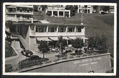 AK Leysin-Feydey, Hotel Buffet de la Gare, Restaurant-Terrasse