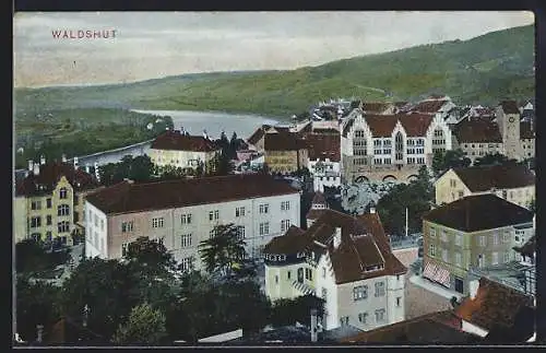 AK Waldshut, Teilansicht mit Flussblick