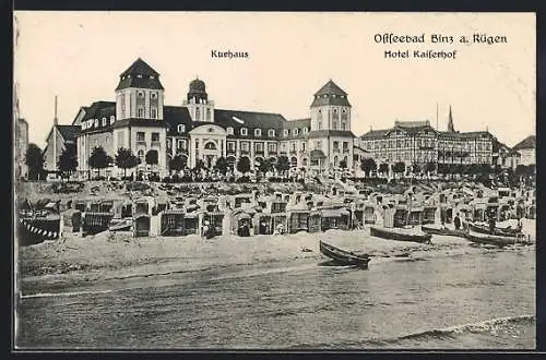 AK Binz /Rügen, Hotel Kaiserhof, Kurhaus