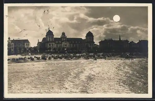 AK Binz /Rügen, Hotels am Strand