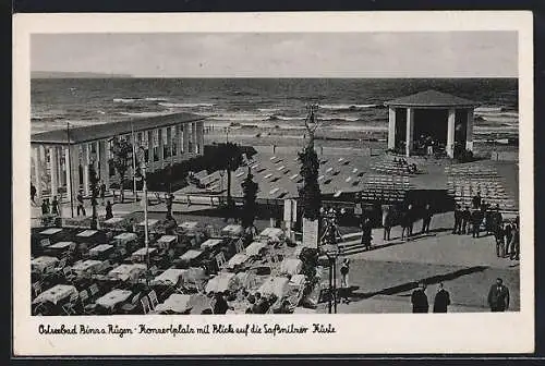 AK Binz /Rügen, Konzertplatz mit Seeblick