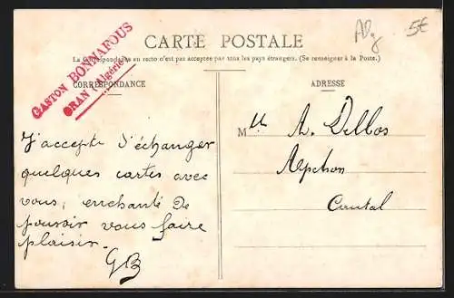 AK Ain-Témouchent, Fete Arabe Place de la Mairie, on distribue le Couscous à la foule