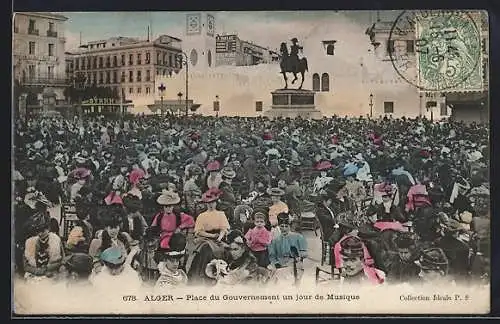 AK Alger, Place du Gouvernement un jour de Musique