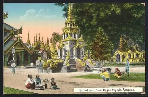 AK Rangoon, Sacred Well, Shwe Dagon Pagoda