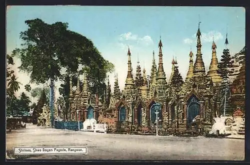 AK Rangoon, Shwe Dagon Pagoda, Shrines