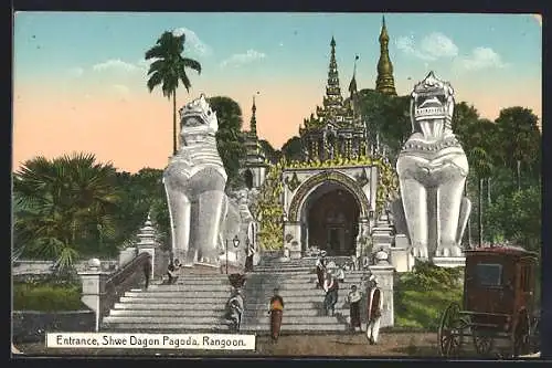 AK Rangoon, Shwe Dagon Pagoda, Entrance