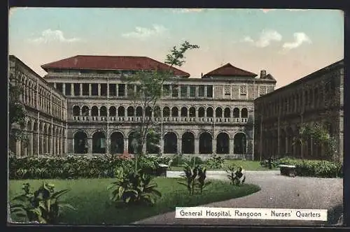 AK Rangoon, General Hospital, Nurses` Quarters