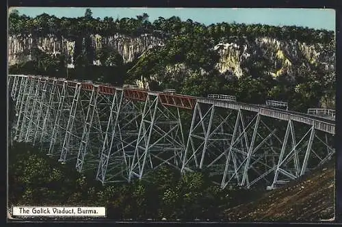 AK Burma, The Golick Viaduct