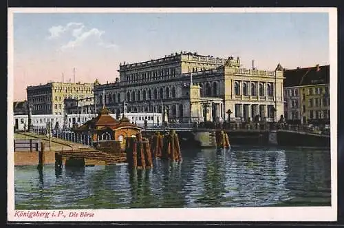 AK Königsberg i. P., Ansicht der Börse