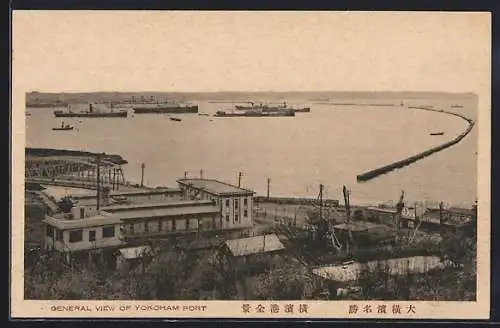 AK Yokohama, General view of port