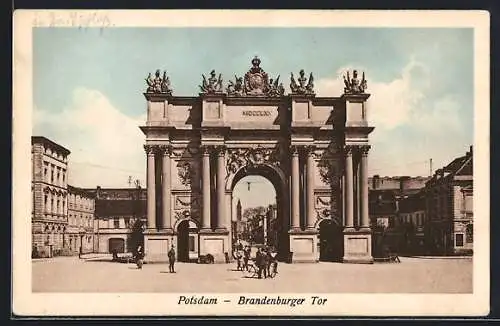 AK Potsdam, Am Brandenburger Tor