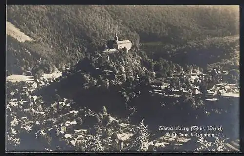 AK Schwarzburg /Th., Blick vom Trippstein