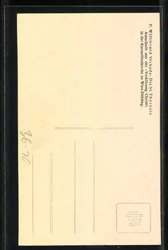 AK Heilige Theresia beim Gebet