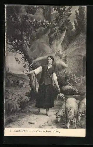 AK Lenepveu, La Vision de Jeanne d`Arc