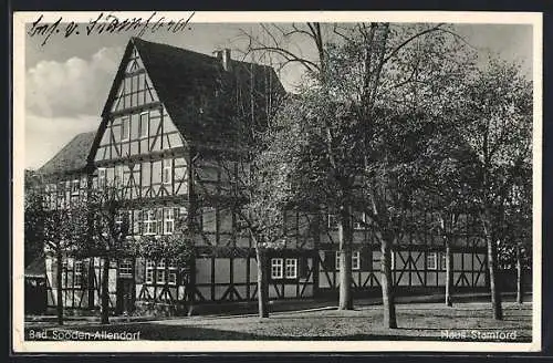 AK Bad Sooden-Allendorf, Hotel Haus Stamford