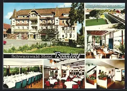 AK Bonndorf / Schwarzwald, Schwarzwald-Hotel von Fam. Möhringer