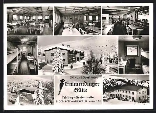 AK Feldberg-Grafenmatte / Schwarzwald, Ski- und Sportheim Emmendinger Hütte, Gasthof