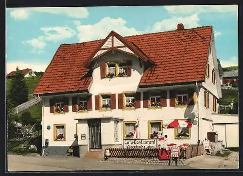 AK Eisenbach / Schwarzwald, Café-Restaurant und Pension Eisenbachstube