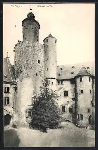 AK Büdingen / Hessen, Ansicht vom Schlossturm